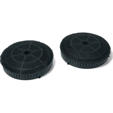 Juego de 2 filtros de carbón tipo 57 dim.18 x 3,8 cm para campana Elica