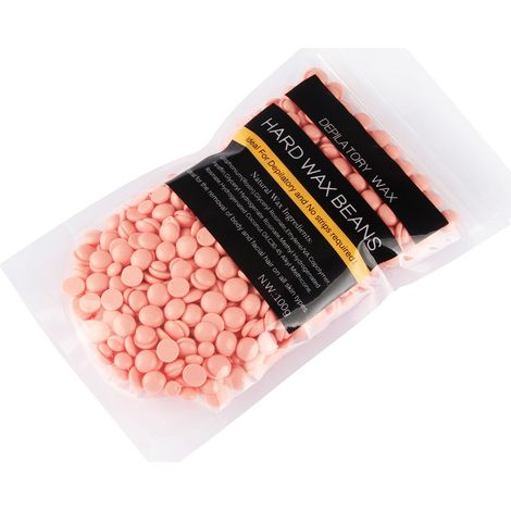 Perles de cire solides pour épilation sans papier, portables, parfum floral, pour femmes, festival, 100 g