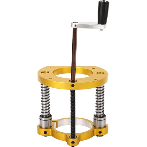 Table de défonceuse avec système de levage en alliage d'aluminium, poignée ergonomique, hauteur réglable 65 mm (1/5)