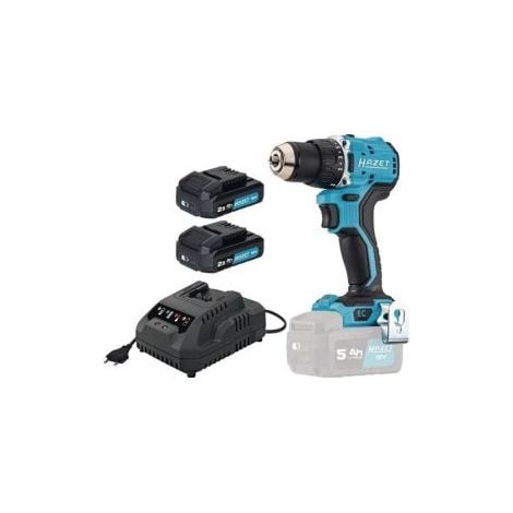 Taladro-atornillador a batería 9530-1/4 18V 2,5Ah 1,5-13mm HAZET (1/3)