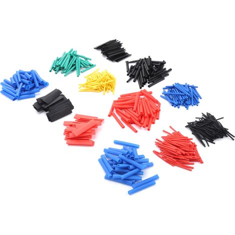 560 Tubes Thermorétractables Multicolores pour Isolation Électrique et Protection - Kit Complet (1/5)