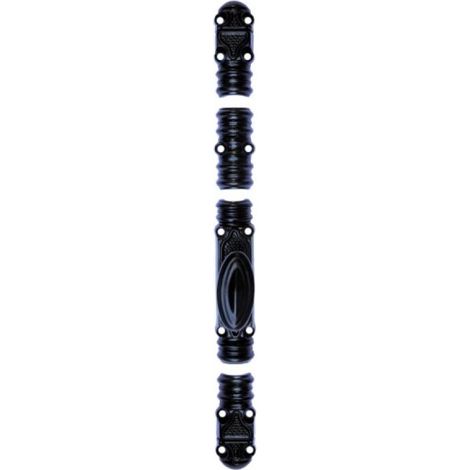 Fausse crémone fonte à bouton type CRD 168 BT en 42 mm fintion vieux fer - Rollinger (1/5)