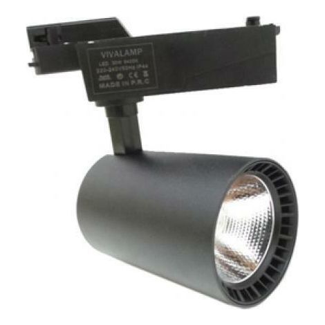 Faretto led a binario 30w monofase illuminazione a binario led fb-12 6400k (1/2)