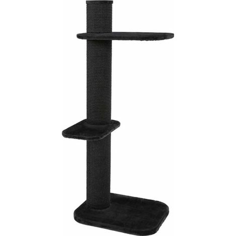 Arbre à chat CITY CAT numero 3, hauteur 148 cm, poteau ø 17 cm, gris - zolux (1/4)