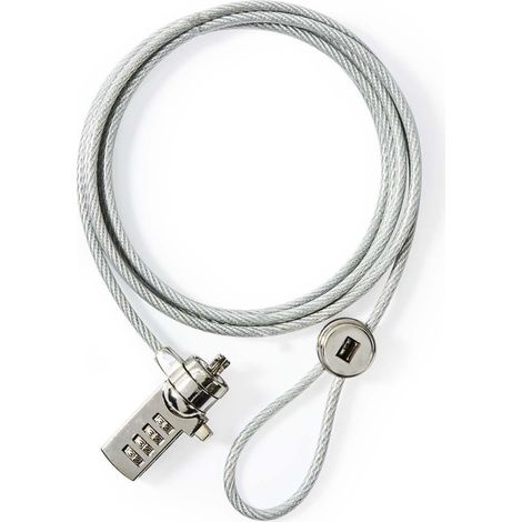 Serrure pour ordinateur portable type de serrure chiffre 180 m alliage de zinc (1/3)