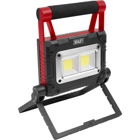 Sealey LEDFL15WS Rechargeable Solar Powered Portable Floodlight 15W COB LED (1/5)