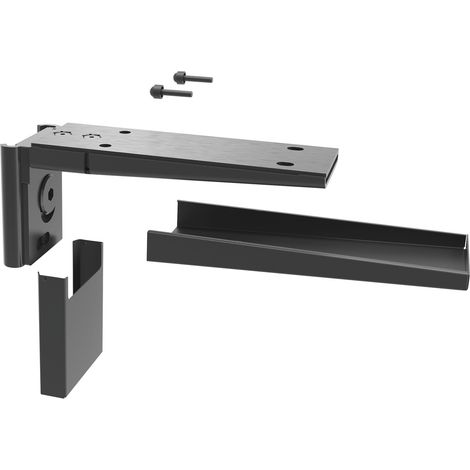 PEKA Holzwerkstoffe-Tablarträger Pecasa Stahlblech Feinstruktur schwarz (1/5)