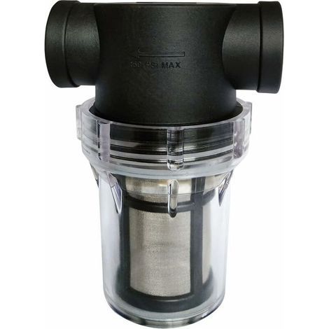 Filtre À Tamis - Acier Inoxydable 100 Mailles - Filetage Intérieur 3/4 Pouces - Pour Protection De Pompe De Jardin - 1 Pièce (1/5)