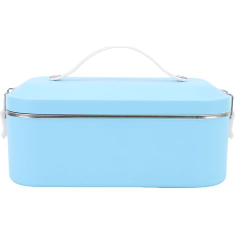 Contenitore termico in acciaio inox per il pranzo, ideale per conservare al meglio gli alimenti. Perfetto per attività all'aperto, campeggio, lavoro e viaggi. Colore blu. (1/5)