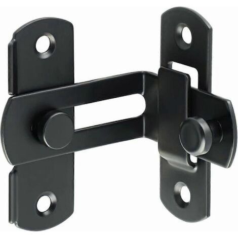 Verrou de porte de grange, boucle de confidentialité, acier inoxydable (1/4)