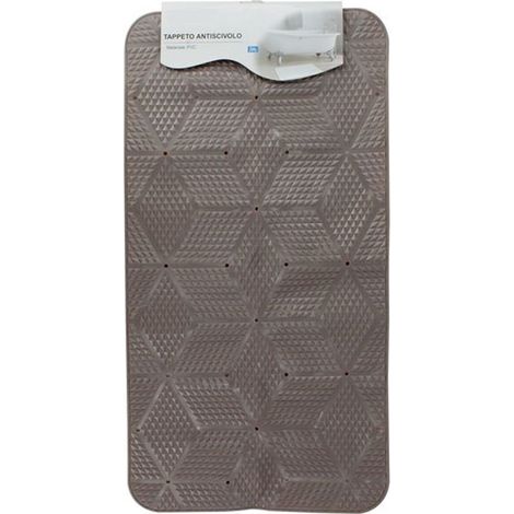 Cleafe - Tappeto In Pvc Antiscivolo Per Vasca Bagno Doccia 70x37cm Effetto Geometrico 59620 - (1/2)