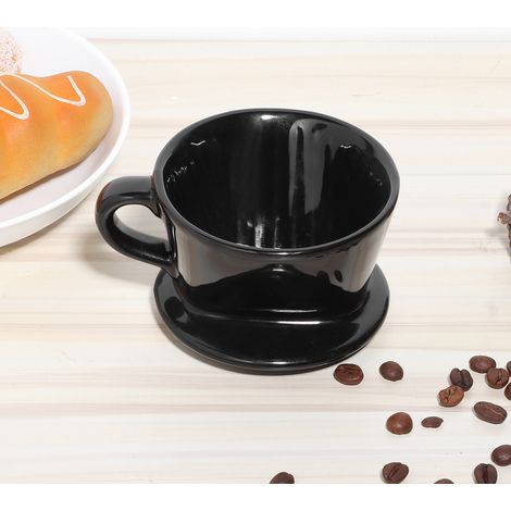 Filtre à café manuel en céramique, accessoire pour cafetière à filtre à domicile et café (1/5)