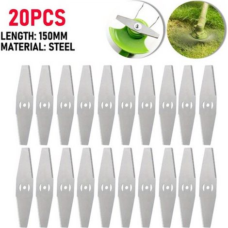 20 pièces - Tondeuse à gazon - tondeuse à gazon électrique - coupe-bordures de jardin - batterie de tondeuse à gazon - pièces de rechange - tête de tondeuse à gazon en métal - accessoires pour outils (1/5)