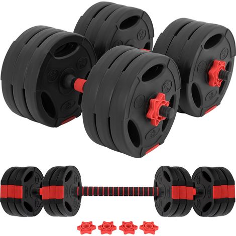 XQMAX pesas convertibles mancuernas/barra 30 kg , Pesas convertibles mancuernas/barra 30kg. -Juego de mancuernas barra y mancuerna 30 Kg 2 En 1. -Este set de mancuernas  es perfect (1/5)