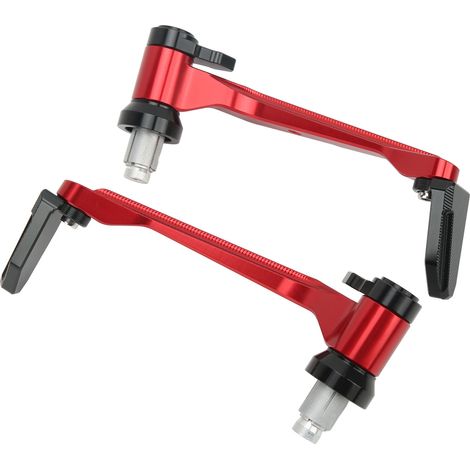Protège-mains de guidon de moto Suzuki, protection de levier de frein et d'embrayage, rouge, compatible avec guidon de 22 mm (0,87 pouce). (1/5)