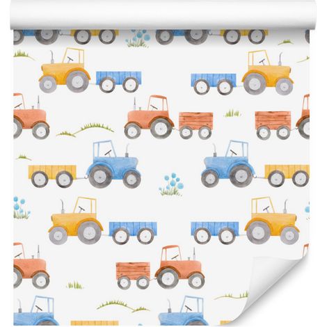 Papier peint Tracteurs pour salon et chambre 50x1000 cm (1/5)