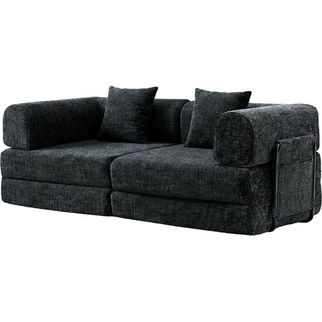 Levede Convertible Sofa Bed Sleeper 2 3 Seater Folding Floor Couch Small Space