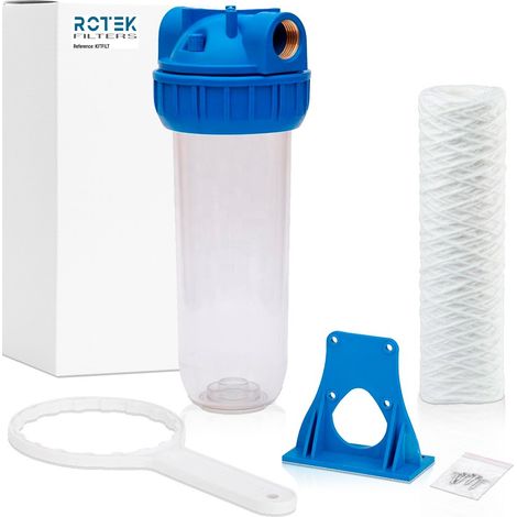Kit Prefiltro Acqua 10” per Ingresso Casa o Giardino con Cartuccia Sedimenti