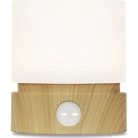 Luce notturna cilindrica a LED con funzione timer, una lampada decorativa da scrivania creativa che crea un'atmosfera calda. (1/5)