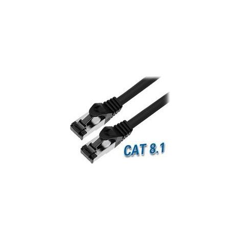 Cat 8.1 patch cavo western 8/8-plug (rj45) - western 8/8-plug (rj45),
per applicazioni 25 gbase / 40 gbase / 50 gbase,
larghezza di banda fino a 2 ghz,
1,0 m