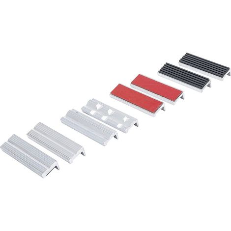 Jeu de mors de protection pour etau aluminium 100 mm - 8 pièces (1/3)