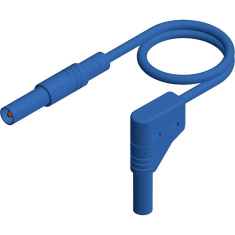SKS Hirschmann MLS WG 200/1 bl Cordon de mesure de sécurité Banane mâle 4 mm Banane mâle 4 mm 2.00 m bleu 1 pc(s) X40713 (1/2)