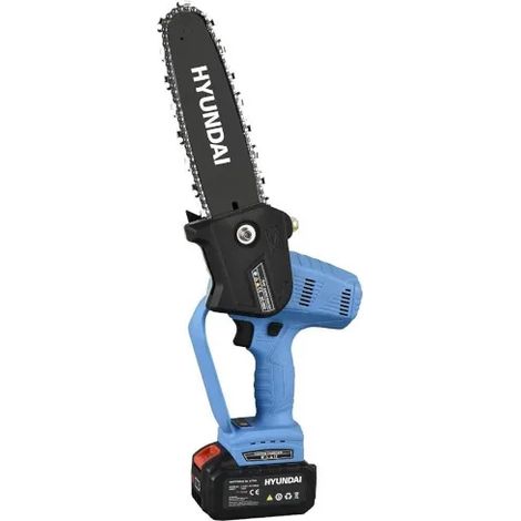 potatore a catena a batteria hyundai "25320" barra 20 cm 18v 4ah (1/3)