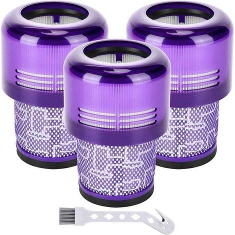 Filtri di ricambio (confezione da 3) per aspirapolvere Dyson V11 Absolute Extra Pro Animal Torque Drive V15 Detect (1/5)
