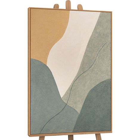 Gemälde Ewige Linie Rahmen Eichefarben 120x80 cm (1/5)