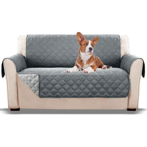 Housse matelassée lavable pour canapé 1/2/3 places, idéale pour les animaux de compagnie. Protection optimale pour votre canapé. (1/5)