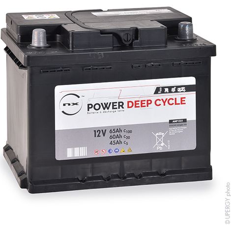 NX - Batterie traction NX Power Deep Cycle 12V 60Ah Auto