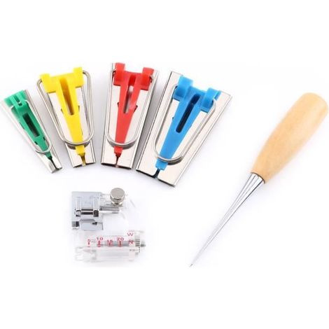 Appareil à Biais Fusible Tape Maker PR Épluchage DIY 6-12-18-25 mm - XY FR (1/4)