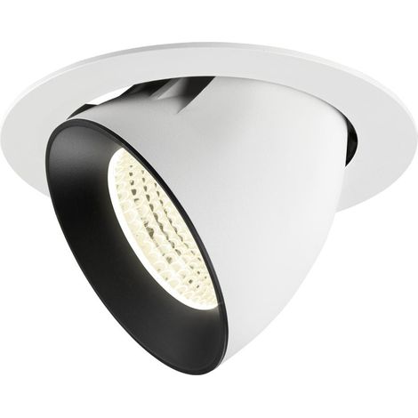 Spot encastré Numinos Gimble XL blanc/noir 4000K - 55 deg - 1009915