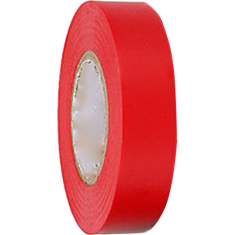 Ruban isolant électrique PVC universel résistant 600V haute tension, fournitures industrielles, rouge, 1500 (100 mètres) (1/4)