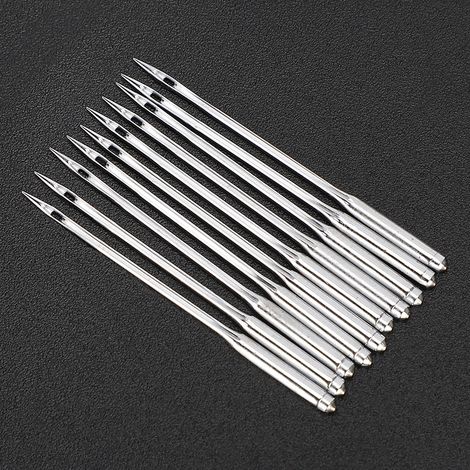 100 Aiguilles à Coudre en Acier Haute Résistance pour Machines Domestiques - Lot de Pièces de Rechange (1/5)