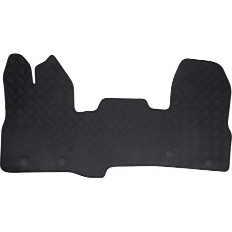 Tapis de voiture utilitaire sur mesure pour Ford Transit Custom – Tapis de sol antidérapant 100% caoutchouc – Souple et durable – 1 pièce
