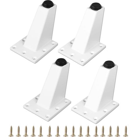 Set mit 4 höhenverstellbaren Möbelfüßen – 10 cm – Dreieckig – Für Schränke, Sofas, Couchtische, TV-Möbel und andere Möbel (1/5)