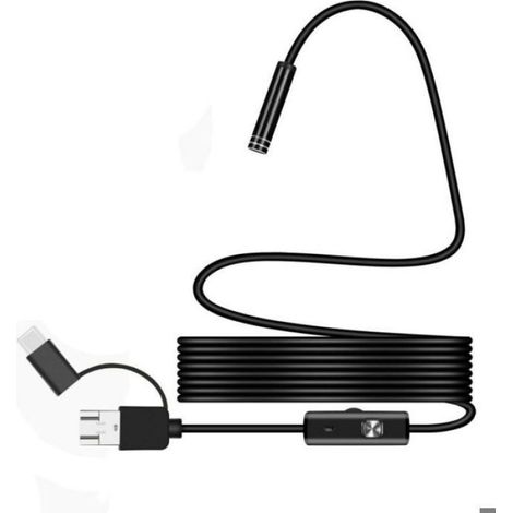 Endoscope Wifi - Caméra D'inspection 1080p - Sonde 5,5 mm - Pour Maintenance Véhicule Et Canalisations - 1 Pièce (1/4)