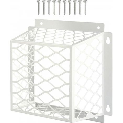 Grille de protection anti-oiseaux blanche 775 pouces 1 couvercle de protection ventilateur d'extraction pour empêcher les animaux d'entrer (1/5)