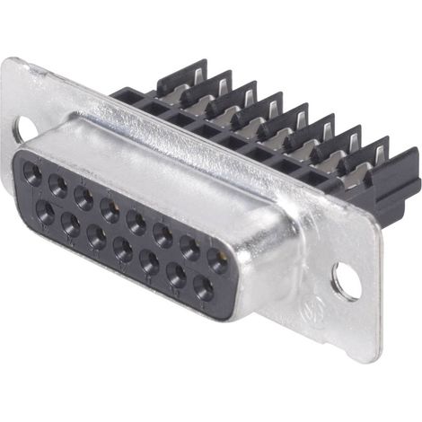 TE Connectivity AMPLIMITE HD-20 (HDE-20) 1-745491-9 Presa SUB-D Numero Poli (num): 9 Cavo piatto, A crimpare 1 pz.
