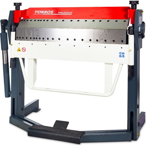 Torros – Plieuse de tôle manuelle 1020 mm – Épaisseur max 2 mm – Pliage précis avec butée de longueur – PM1020DS - MM 0-135 (1/5)