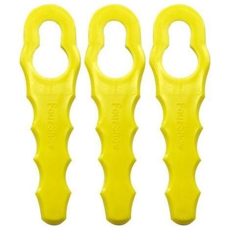 Un autre paquet de 100 lames de rechange, compatibles avec les coupe-bordures Ryobi, têtes de lame à double denture RAC155, RAC157, RAC158 et autres. (1/5)