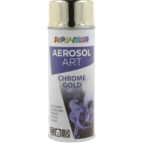 Dupli Color Sprühlack Aerosol Art, Sprühfarbe Goldlack Effekt Spraydose, 400ml