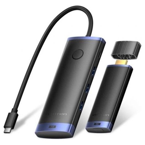 Adaptador/Transmisor de vídeo inalámbrico USB Tipo-C 3.2 - HDMI Vention TPVBB/ 60W