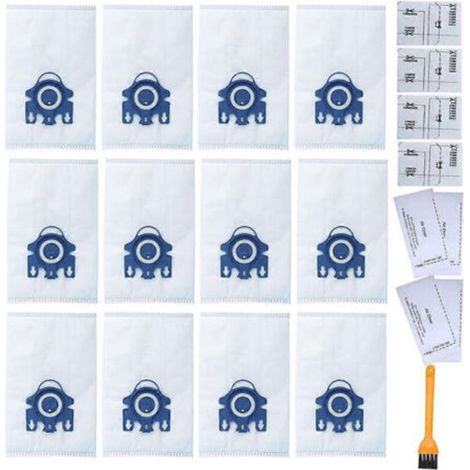 Lot de 12 sacs GN pour aspirateurs Miele Classic C1 Complete, C1, C2, C3, S2, S5, S8, S227/S240, S270/S280 (1/5)