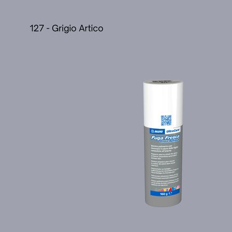 Rinnovo fughe sbiadite ripristinare pavimento ultracare fuga fresca 160 gr colore- grigio artico - 127 - confezione 1