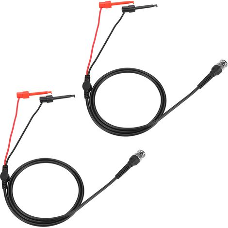 Stück BNC-Stecker für Doppelprüfhaken und Prüfleitungen für Oszilloskop-Testgeräte und Koaxialkabel (1/5)