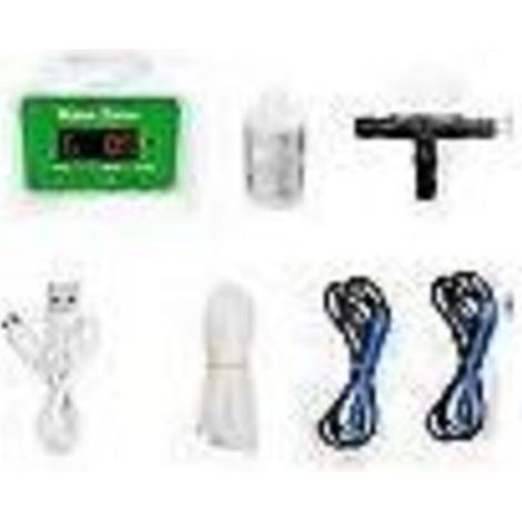 Automatic watering system for potted plants. Automatic watering system with 6 drippers. (1/4)