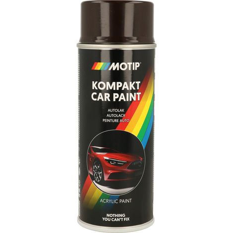 PEINTURE ACRYLIQUE KOMPAKT 41012 ROUGE BRILLANT 400ML MOTIP