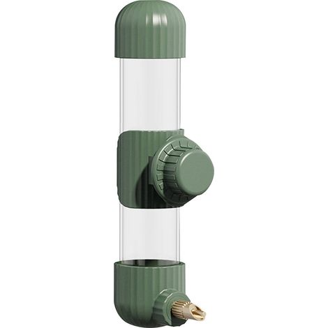 Distributeur D Eau Automatique Pour Oiseaux - Fixation Par Suspendu - Compatible Cages De Perroquets - 220 Ml (1/2)